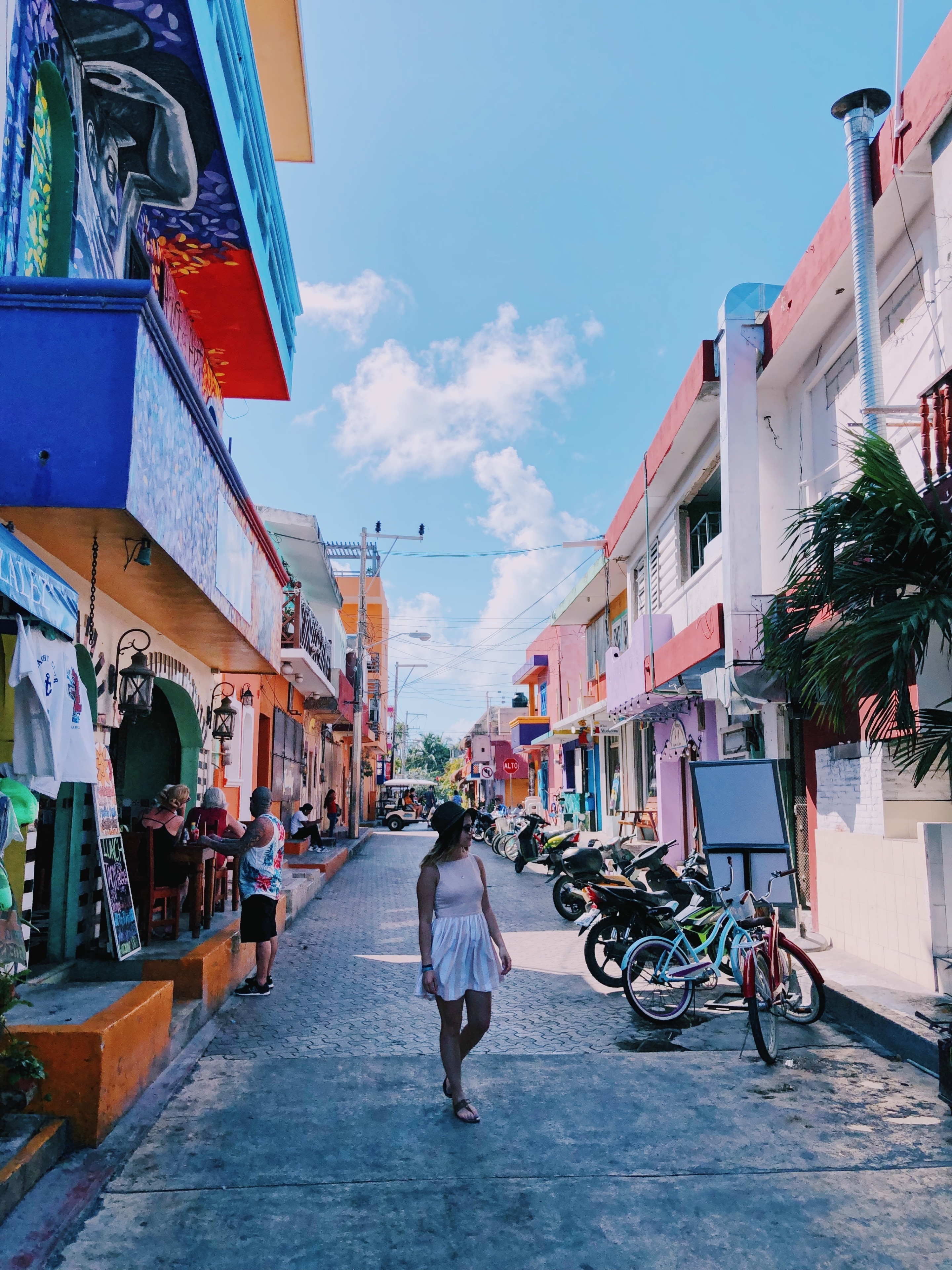 Exploring the lovely streets of Isla Mujeres. #OnTheRoad