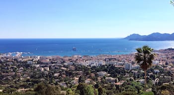 Looking out over Cannes, France. If you like to run, the promenade is perfect - it stretches all the way along the beach and up towards Palais de Festivals, so if you're lucky you might bump in to a few film stars on the way...