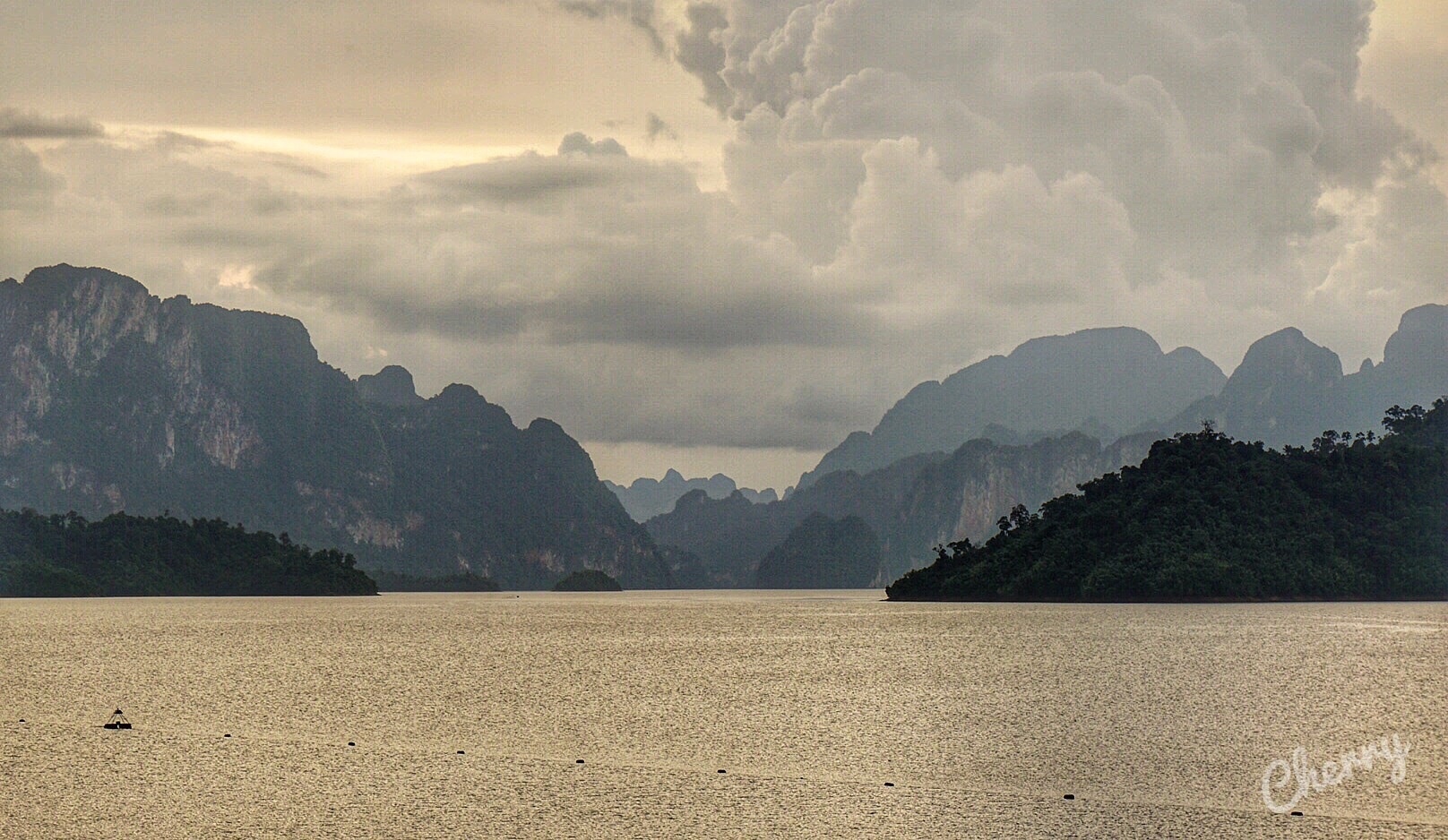 “Ratchaprapha or Chiew Lan Dam”. The most beautiful dam in the world.   Surat Thani, Thailand #LifeAtExpedia #JETlife #JETThai 