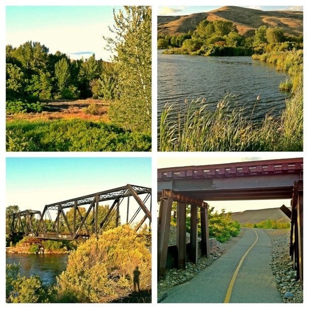 A 3600 acre park that stretches more than 10 miles (16km) along the Yakima and Naches Rivers, connecting city parks, small lakes and large tracts of natural scenery. Paved paths for walking and biking run the length of the park. Pictured here are scenes from the Rotary Lake area.

Plans for the greenway began in the mid-20th century after years of neglect had left the Yakima River basin a seething pit of trash and abandoned gravel mines. Construction commenced in the 1980s and continues today, as plans to extend the greenway west to Naches - an additional 10 miles - are underway.