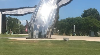 Cool whale sculpture in Hervey Bay