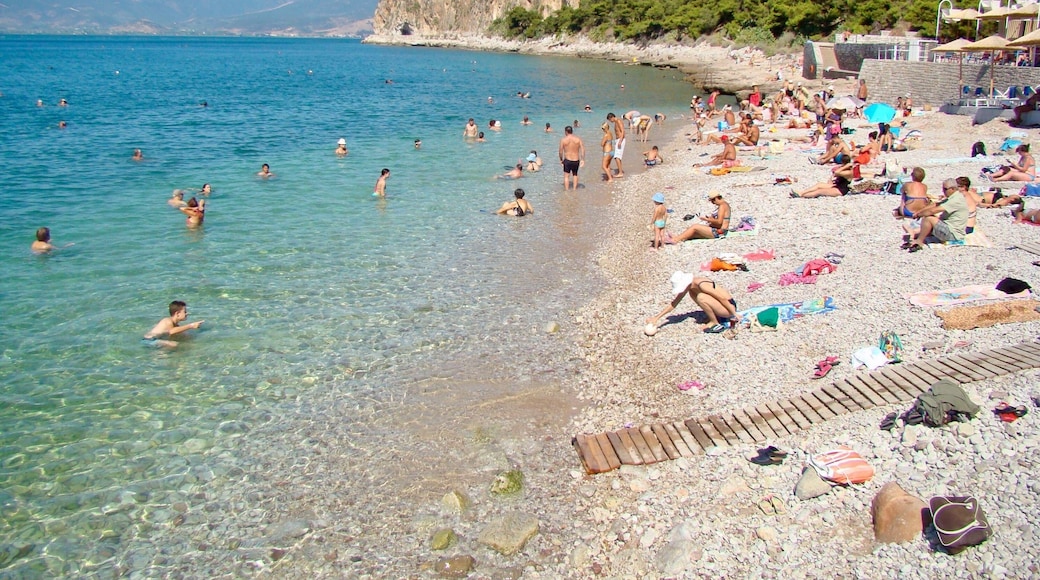 Bãi biển Arvanitia, Nafplio, Peloponnese, Hy Lạp