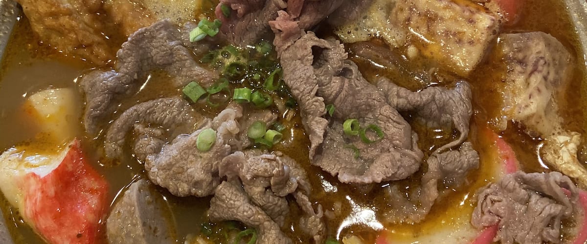 Beef hot pot