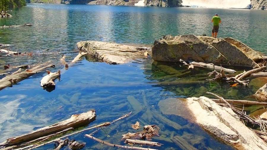 You have to work to get here. Not many find it.
#hiking #idaho #roadtrip #summer #lake