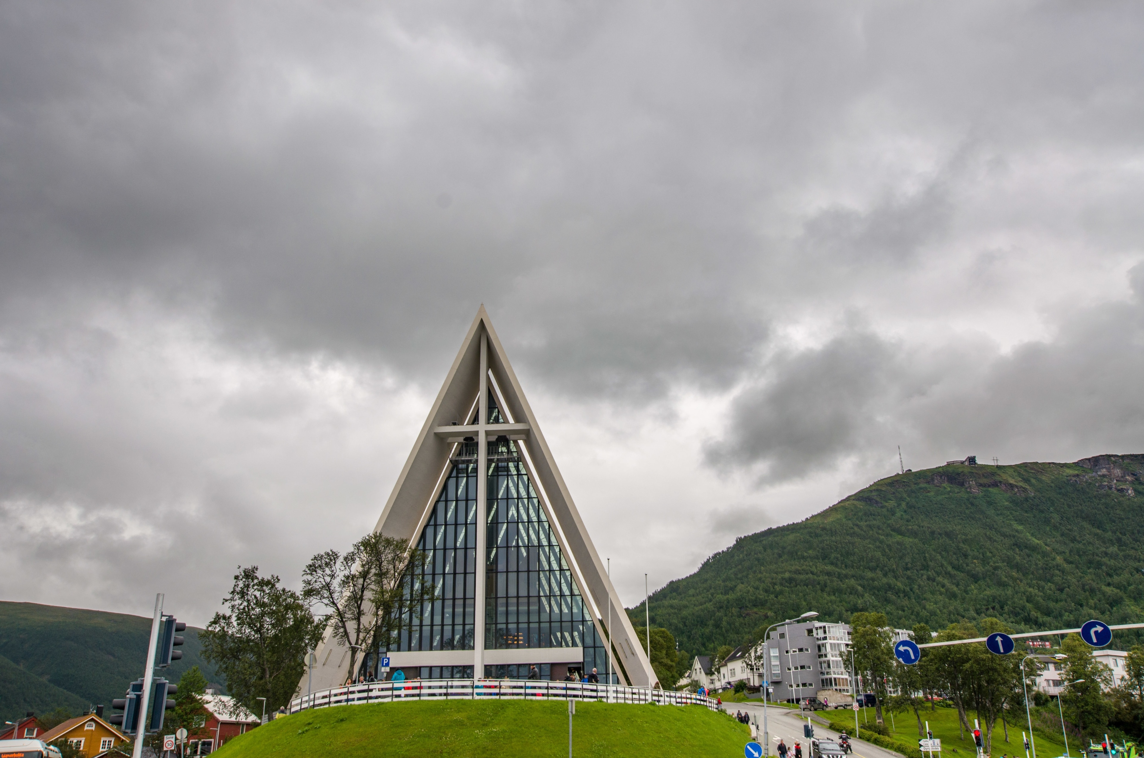 Tromsø's Arctic Cathedral is a striking landmark in this stunning city.