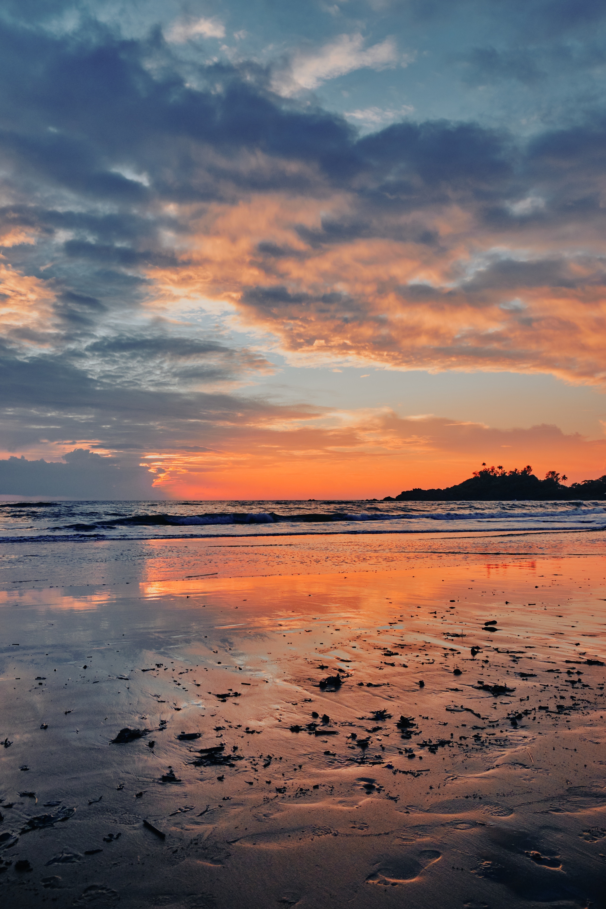 Amazing sunset at Patnem Beach , Canavona , South Goa