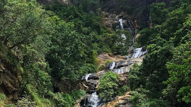 Three tier waterfalls near Ella. #nature #naturephotocontest #RavanaFalls #Ella #SriLanka