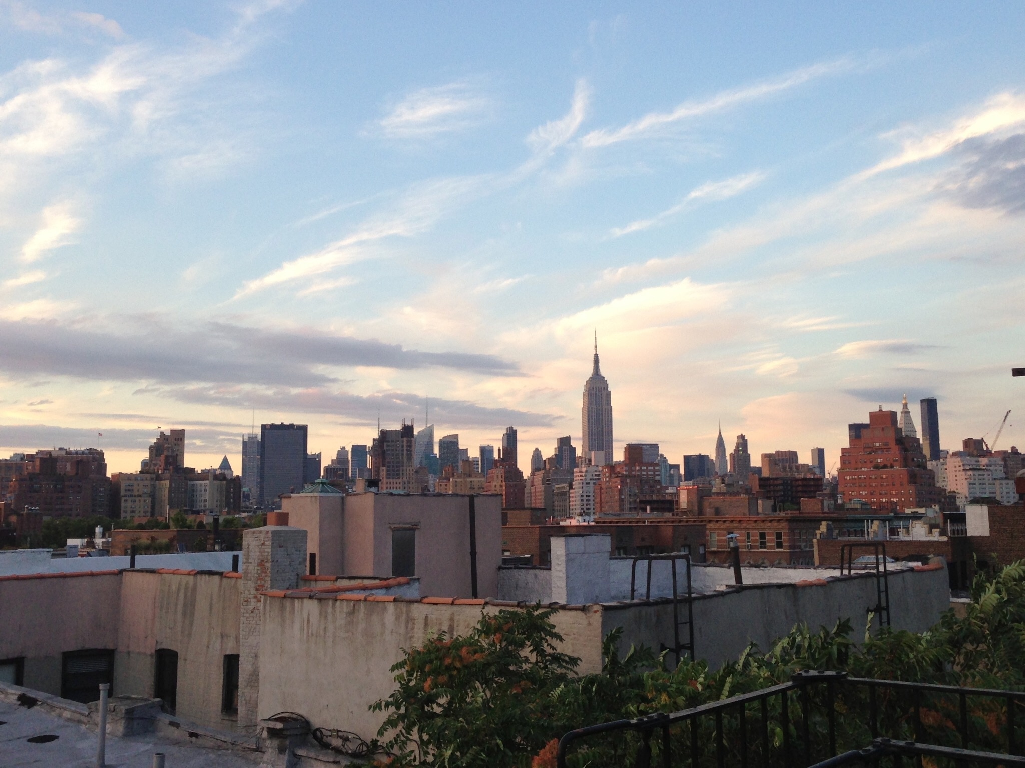 View from West Village rooftop 