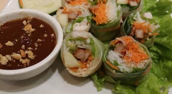 Fresh pork and shrimp spring rolls