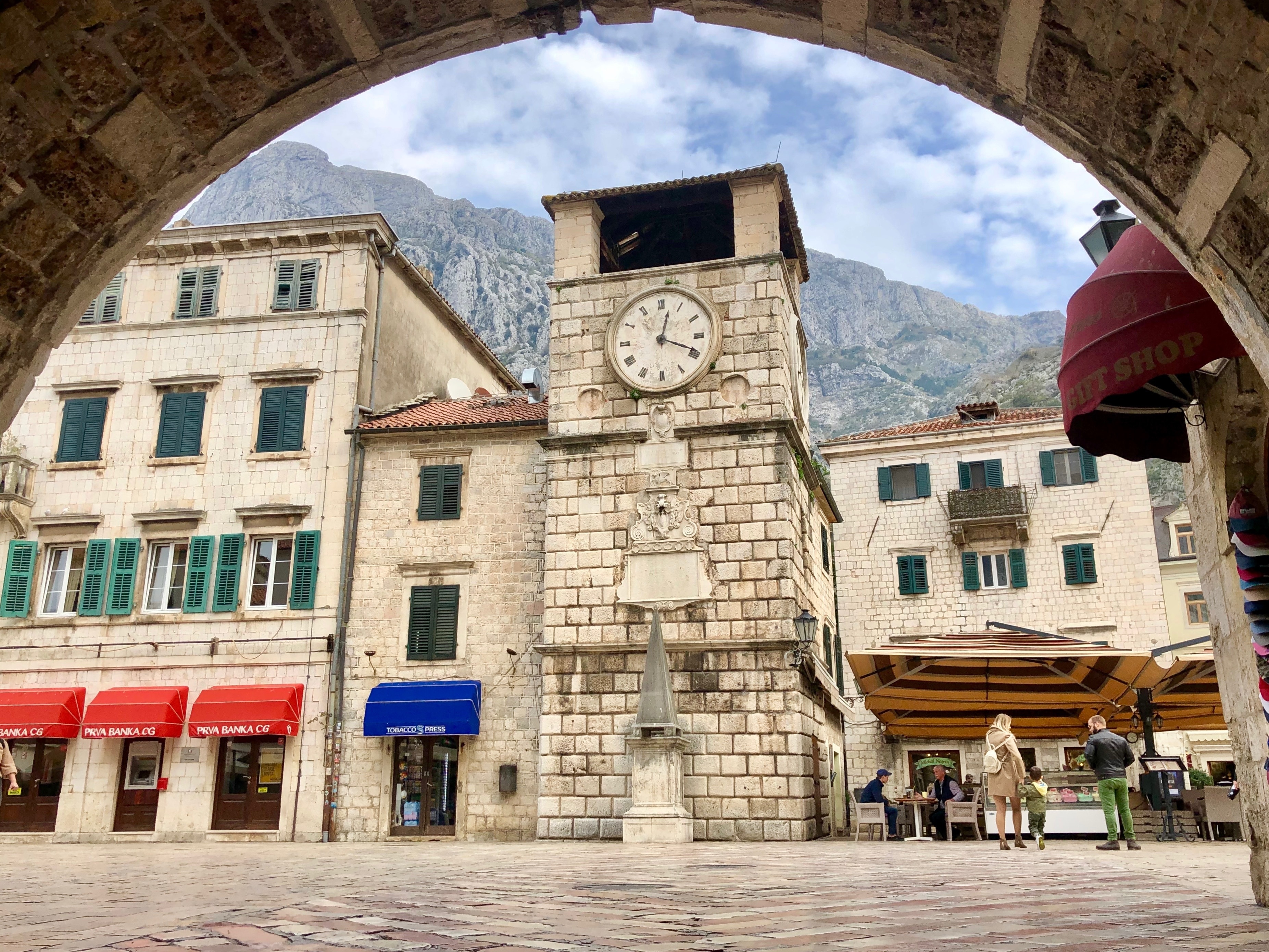 The main gate into Kotor Old Town 