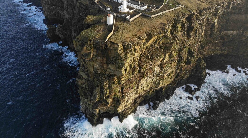 Dunnet Head Lighthouse (Leuchtturm), Thurso, Schottland, Großbritannien
