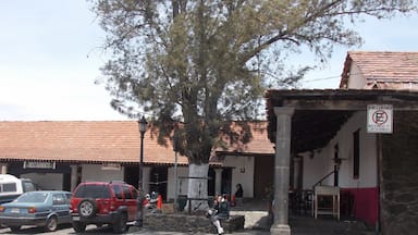 Una foto del centro de Huasca. Me faltaron fotos del templo, pues estaban en plena misa y me sentí mal al interrumpir.