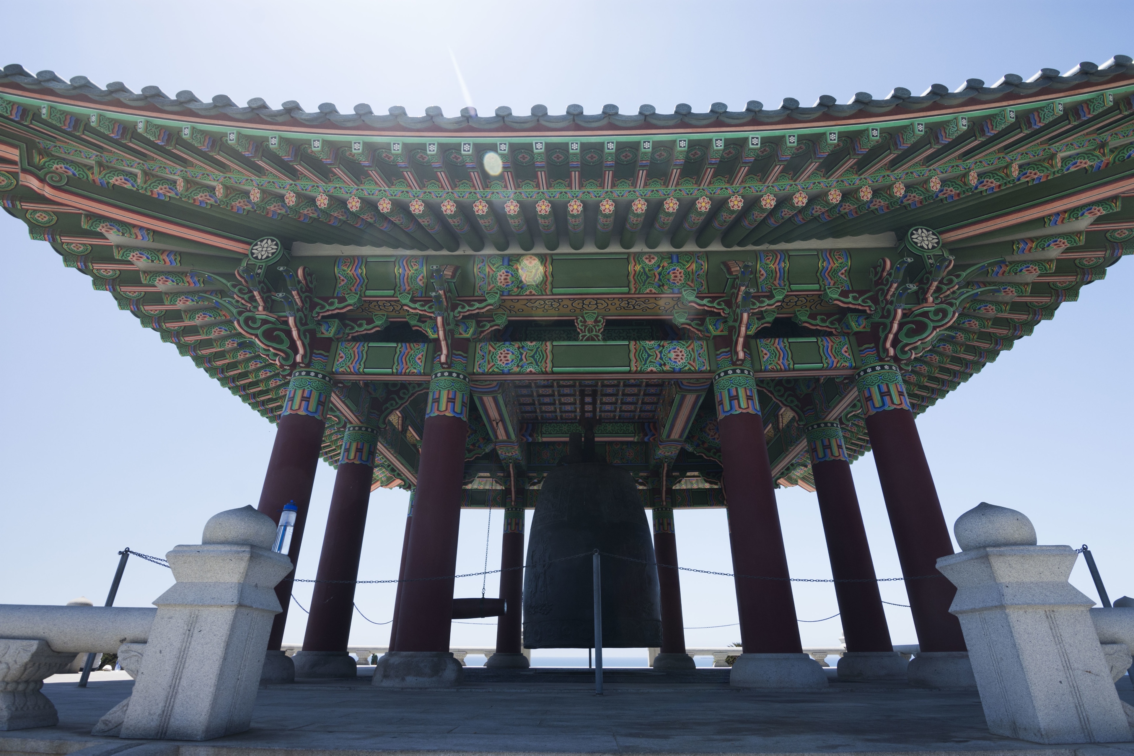 Last year I spent the day driving around Los Angeles with a couple of photography friends.  As we arrived at the Korean Friendship Bell I shot this picture while my buddy shot his composition standing next to me! 

I honestly didn't care for this picture when it was shot and we were going to reshoot during a sunset at a later date...then my friend died and I have found a different level of appreciation for this picture!
I will always remember his generosity, crazy sense of humor, and his love for his two children!

RIP Thomas Allen Gartner III
