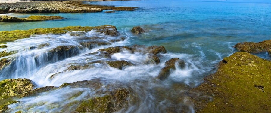 Suso Beach located at Santa Maria, Ilocos Sur ... It's near the main highway with its cool and prestine waters with lots of sea life in its surrounding coral reefs ...