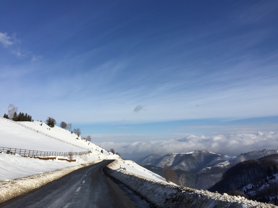 Driving from #sibiu to Paltinis a must for every visitor in the area - you will be able to ski or hike and enjoy a view like this #roadtrip