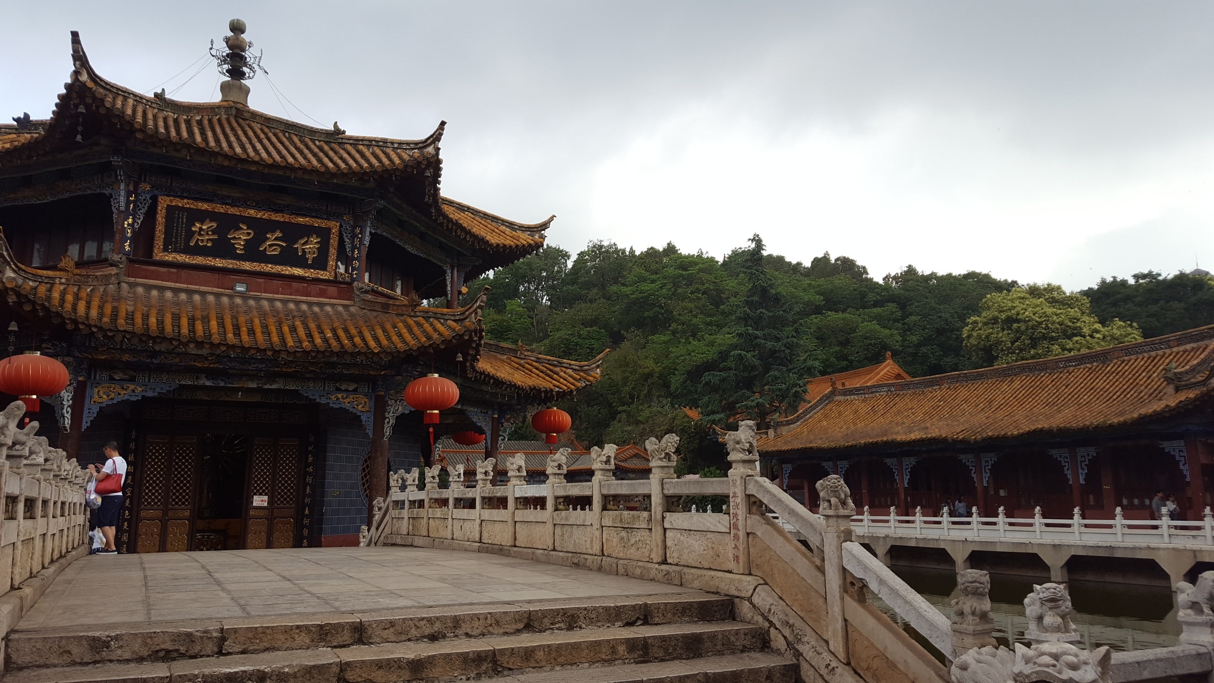 Yuantong Temple is a 1200 year old Buddhist temple in the heart of Kunming. ¥6 to enter but totally worth it.