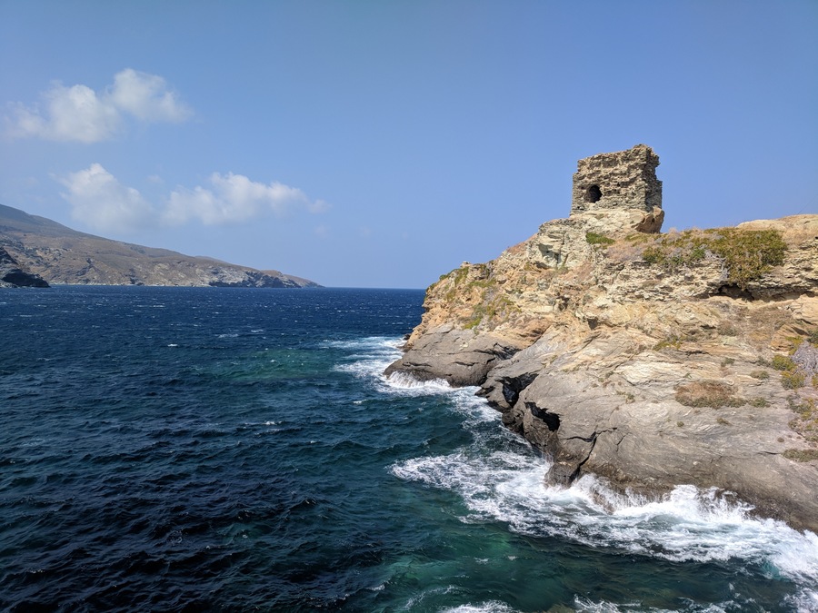 A truly magical place. The views, the water, the scenery. Pure love! #culture Chora, Andros Island, Greece August 2018.