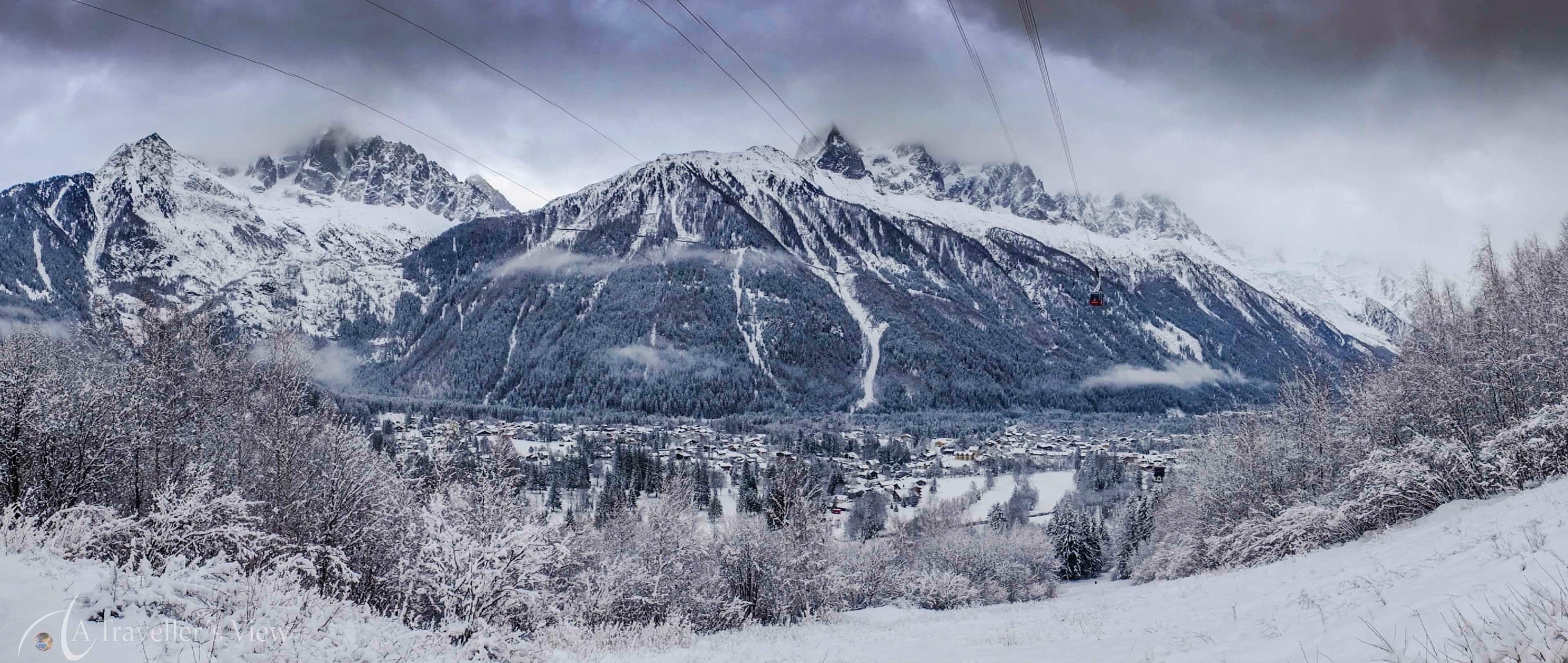 Domaine skiable Brévent-Flégère, Chamonix-Mont-Blanc, Haute-Savoie (département), France