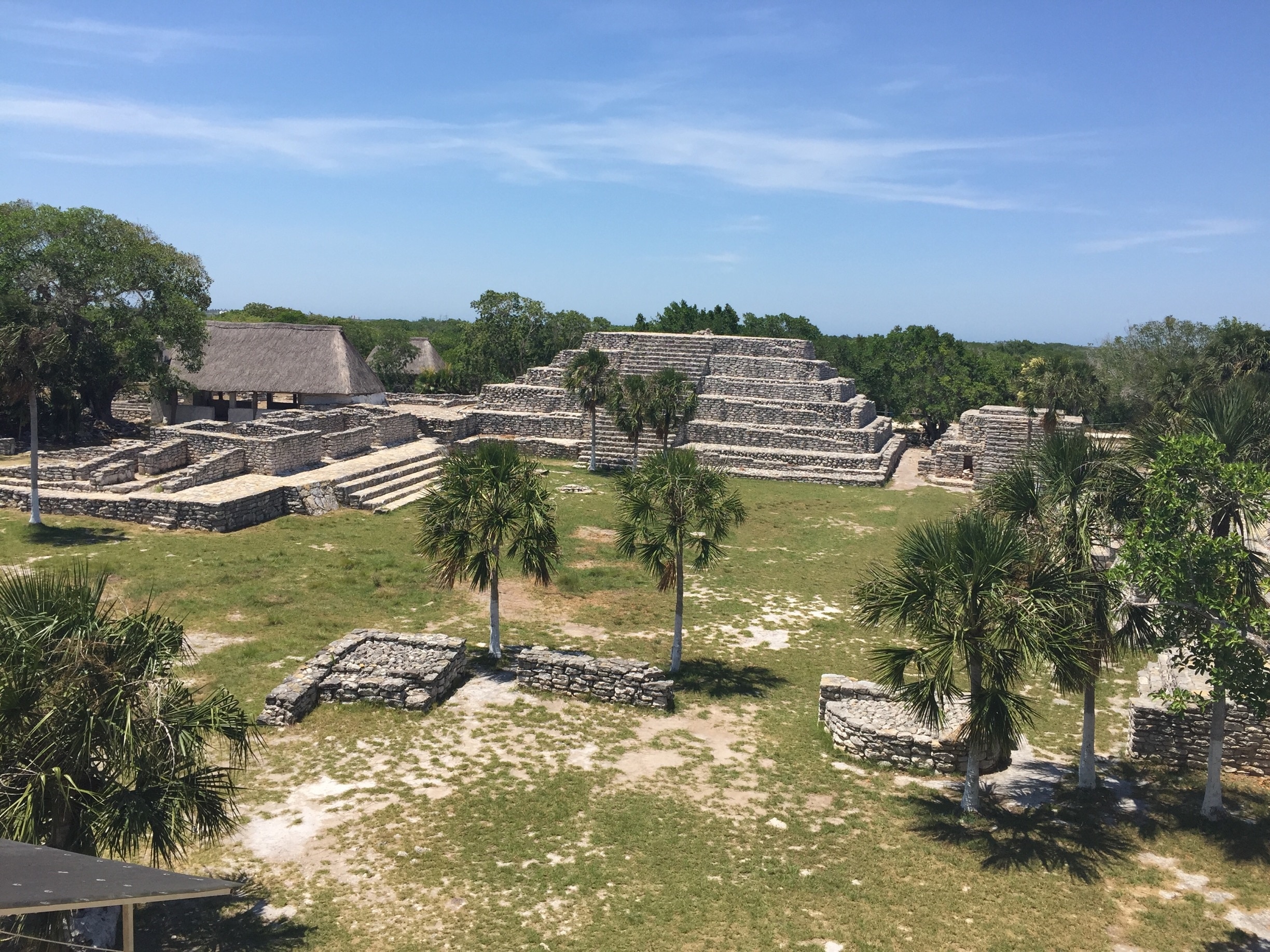 Never crowded Mayan ruin only 2 km from the Gulf of Mexico