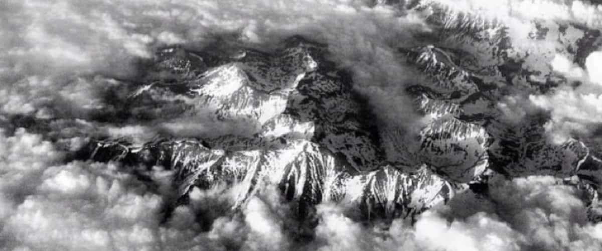 Taken during a recent flight to Cyprus somewhere over the Alps