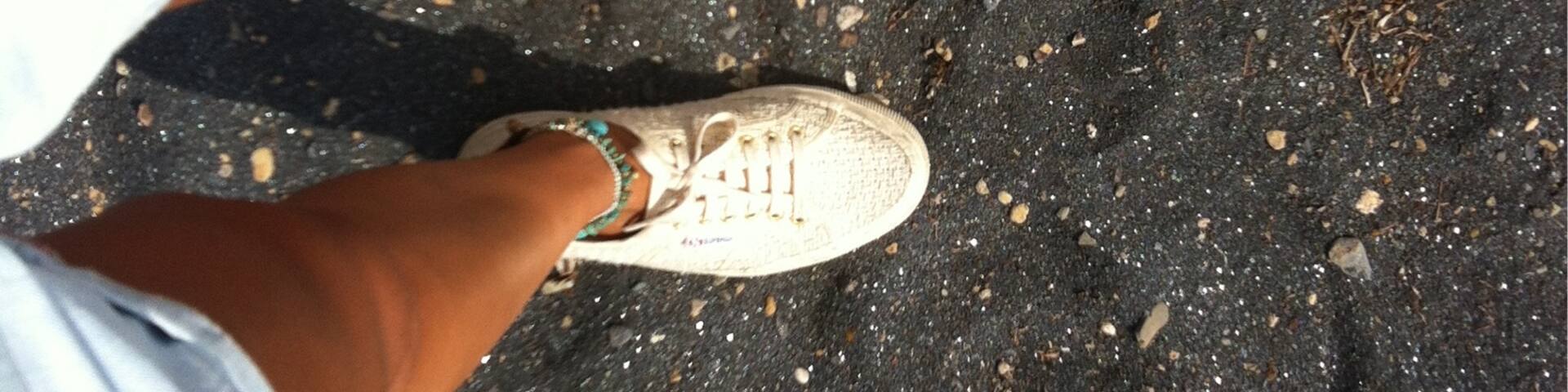 Italy - Elba Island Black Sand Beach