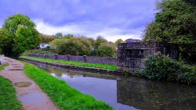 Walked along the canal to see a 1940 Pillbox on the side of the canal