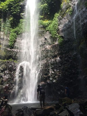 Discovered another waterfall in Semarang