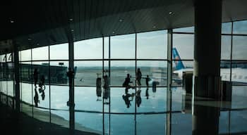 The very new, clean and modern Guangzhou airport. Early in the morning the pace was pretty empty. www.benhowe.co.nz

#airport #china #reflection