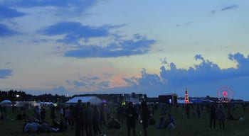 Mad evening skies at the Open'er Festival, the music festival is hosted at the sprawling Kosakowo airfield, Gdynia, on the Northern borders of Poland, making for the most interesting location!