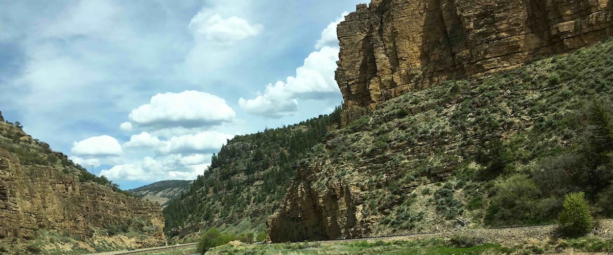 Driving through The Canyon not far from Glenwood Springs, CO.
2018, late spring.