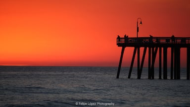 Sunset at the pier.