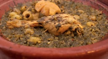 Learn to cook Moroccan style at L'Atelier Madada cookery school, attached to an Essaouira restaurant. You'll learn to make Moroccan mint tea and cook two courses – first person to book gets to choose the menu but it might be a tagine, couscous or pastilla – then get to eat it all.

Classes run from 10.30am–3pm and cost 500 MAD.

Read more at: http://www.ontheluce.com/2014/04/10/moroccan-cookery-class-at-latelier-madada-essaouira/

#Morocco #Essaouira #cookery
