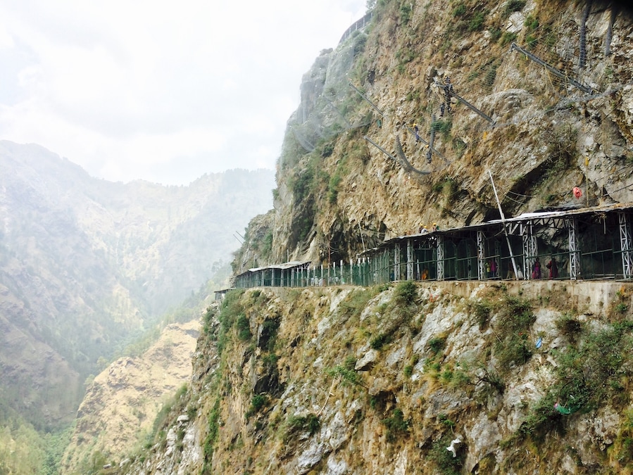 The way to Vaishno Devi