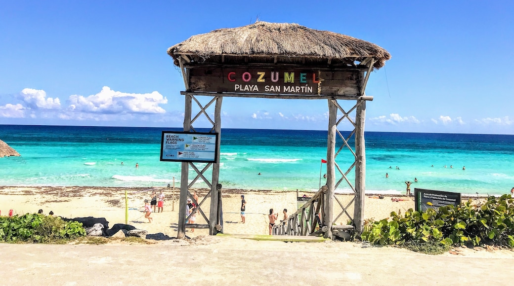 Plage de San Martin, Cozumel, Quintana Roo, Mexique