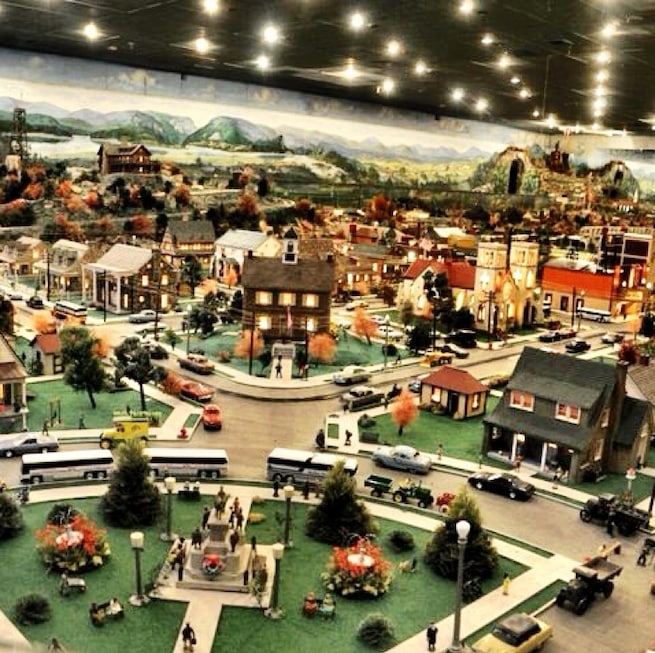 A beautiful miniature village, built over the course of decades by Laurence Geiringer, is one of the most amazing and spellbinding things I've seen in my days on the road. It's a glimpse into the past, and a glimpse into Mr. Geiringer's mind.