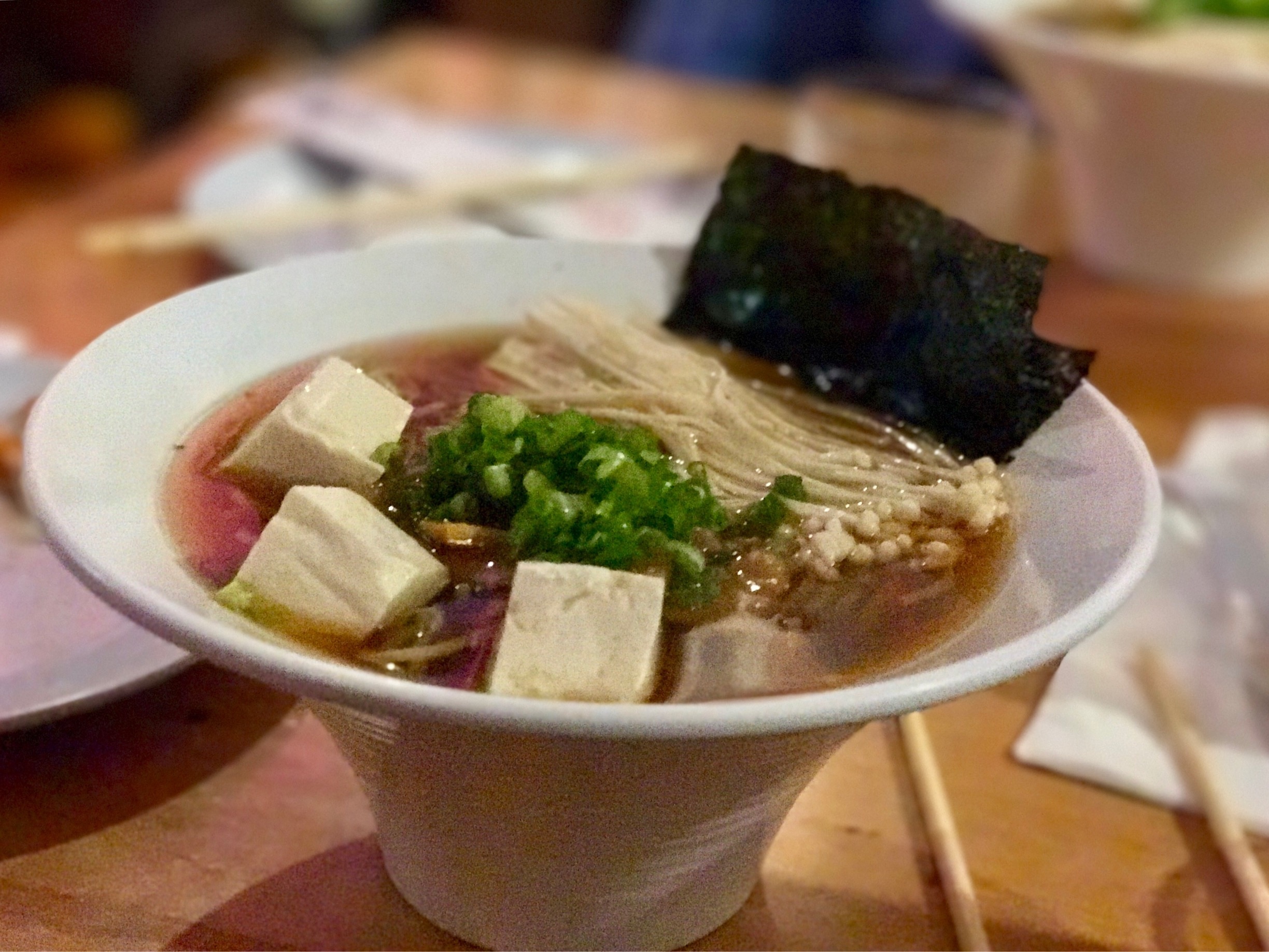 Tofu ramen. A nice late night snacks. #GoodEats
