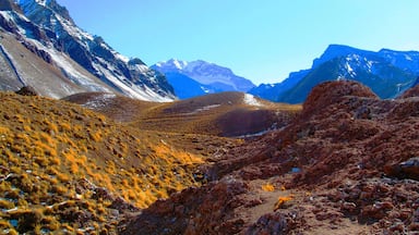 Aconcagua is at 6962 mts asl, the highest of America. It is part of the Andes mountain.