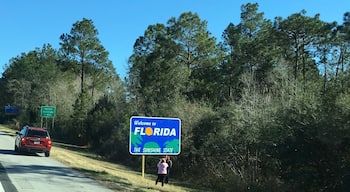 Welcome to Florida.
Travelling on I-10 from Arizona to Florida