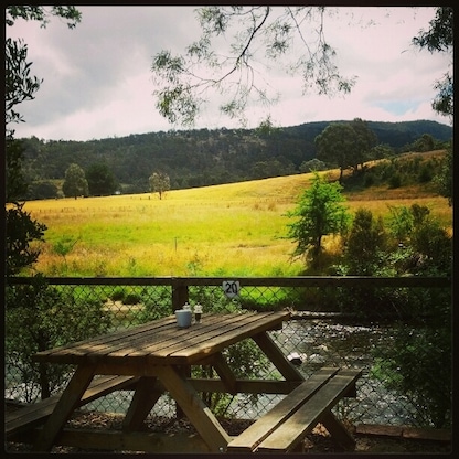 Possum Shed. Nice cafe with a great view and a playground.