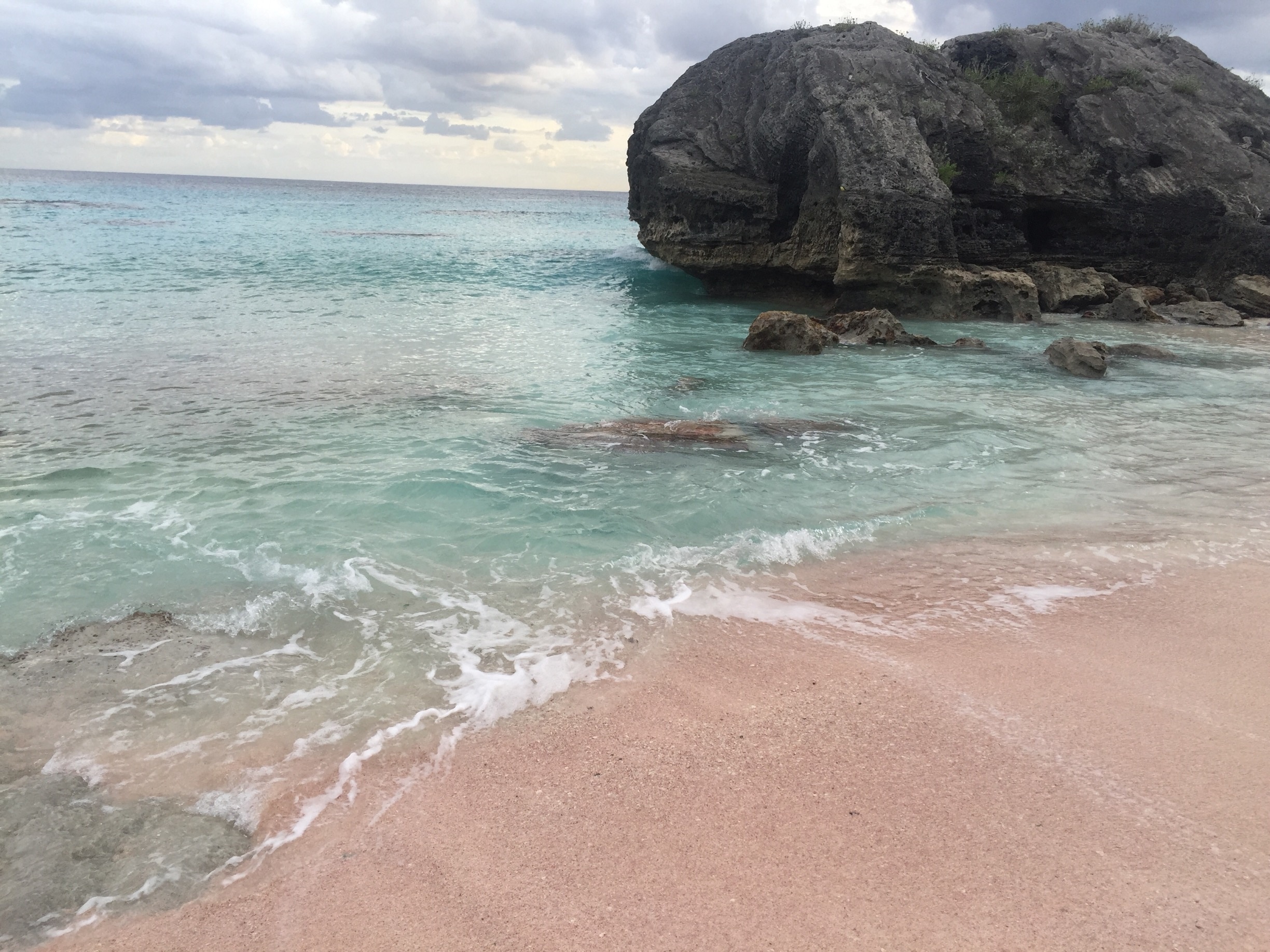 How many colors do you see? Pink sand is not found in very many places. #InStone