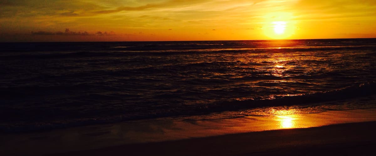Sunset in Bolinao, Pangasinan