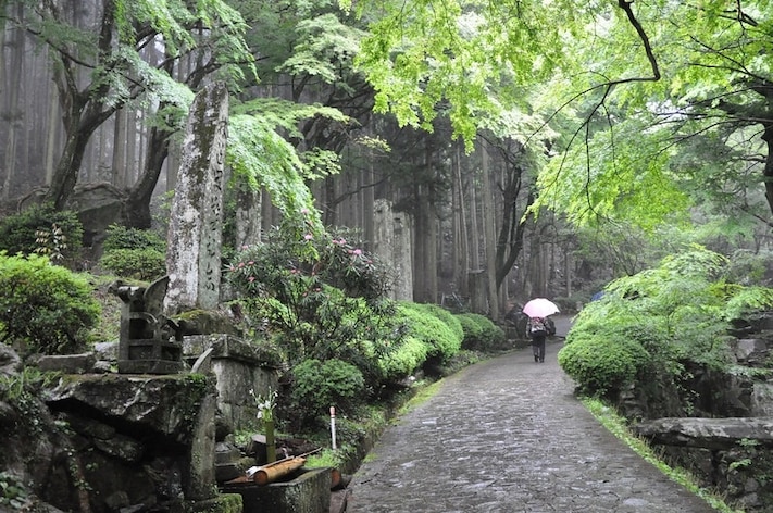 Driving around Oita Prefecture, we stopped at Futagoji Temple (Temple of the Twins). The forests are deep and lush, the feeling here is peace. To date: the most beautiful place I have visited in Japan.