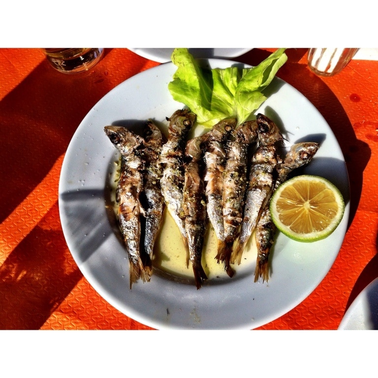 Sardalia fish  grilled
