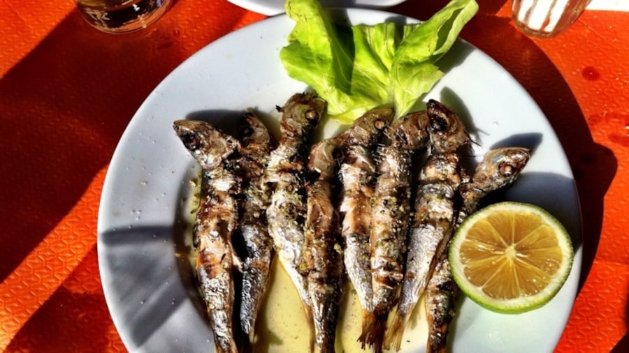 Sardalia fish grilled