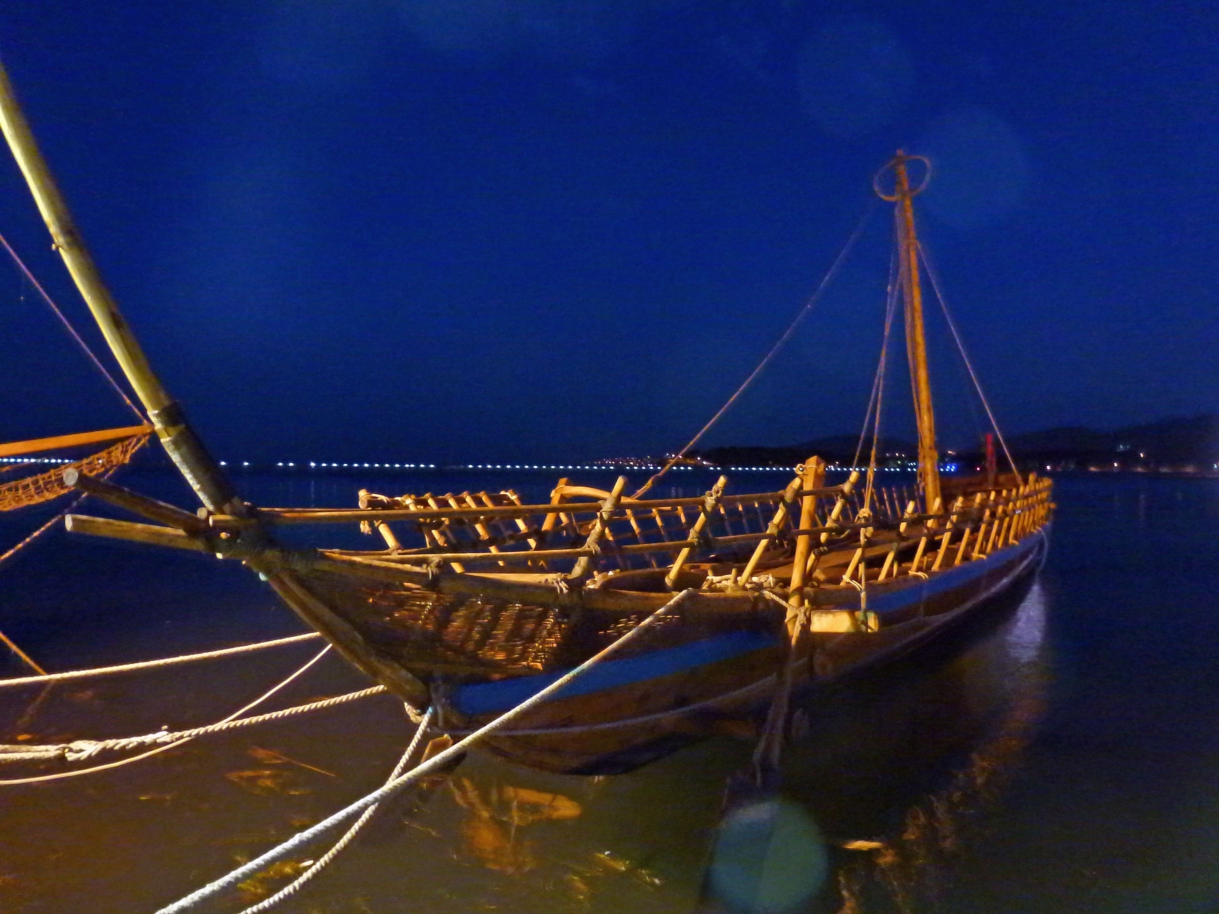 The Argo is a seaworthy replica of the ship used in mythology by Jason and the Argonauts in the search for "The Golden Fleece"