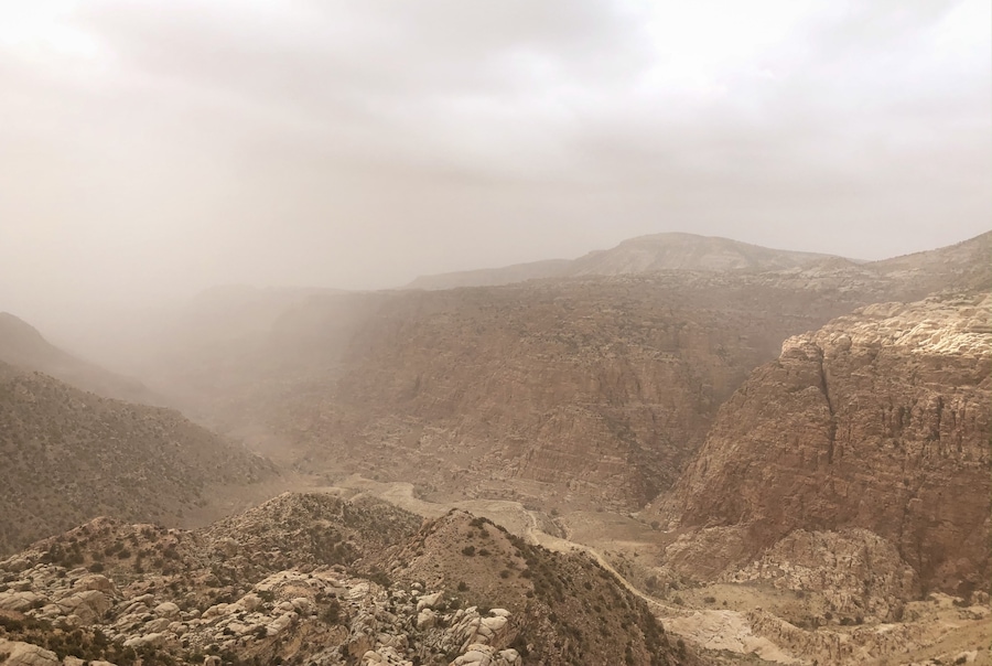 It began to get cloudy and rainy during the last leg of our trip. We stopped by this magical place while heading towards Airport. A Bedouin at Wadi Rum told us that clouds and rain is a sign that Winter is here and they eagerly wait for the much needed rains in Jordan.