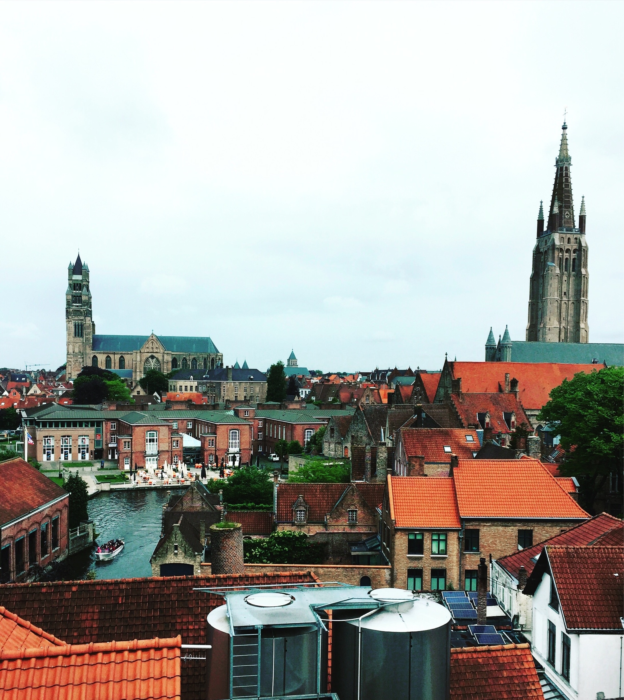 The brewery tour at De Halve Mann was great. Really informative and fun. View from the rooftop of the brewery! 