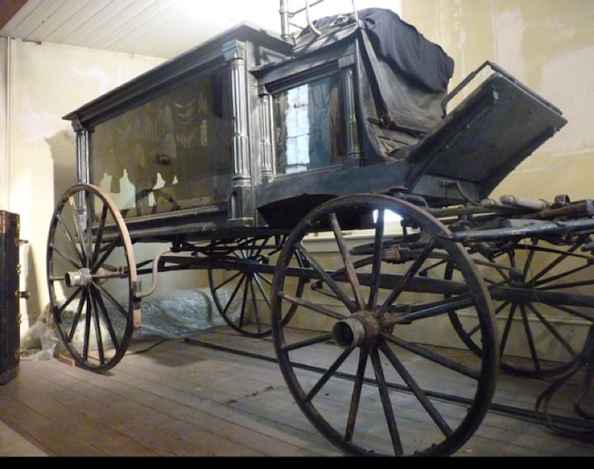 Old hearse at St Paul Museum www.stpaulmuseum.org