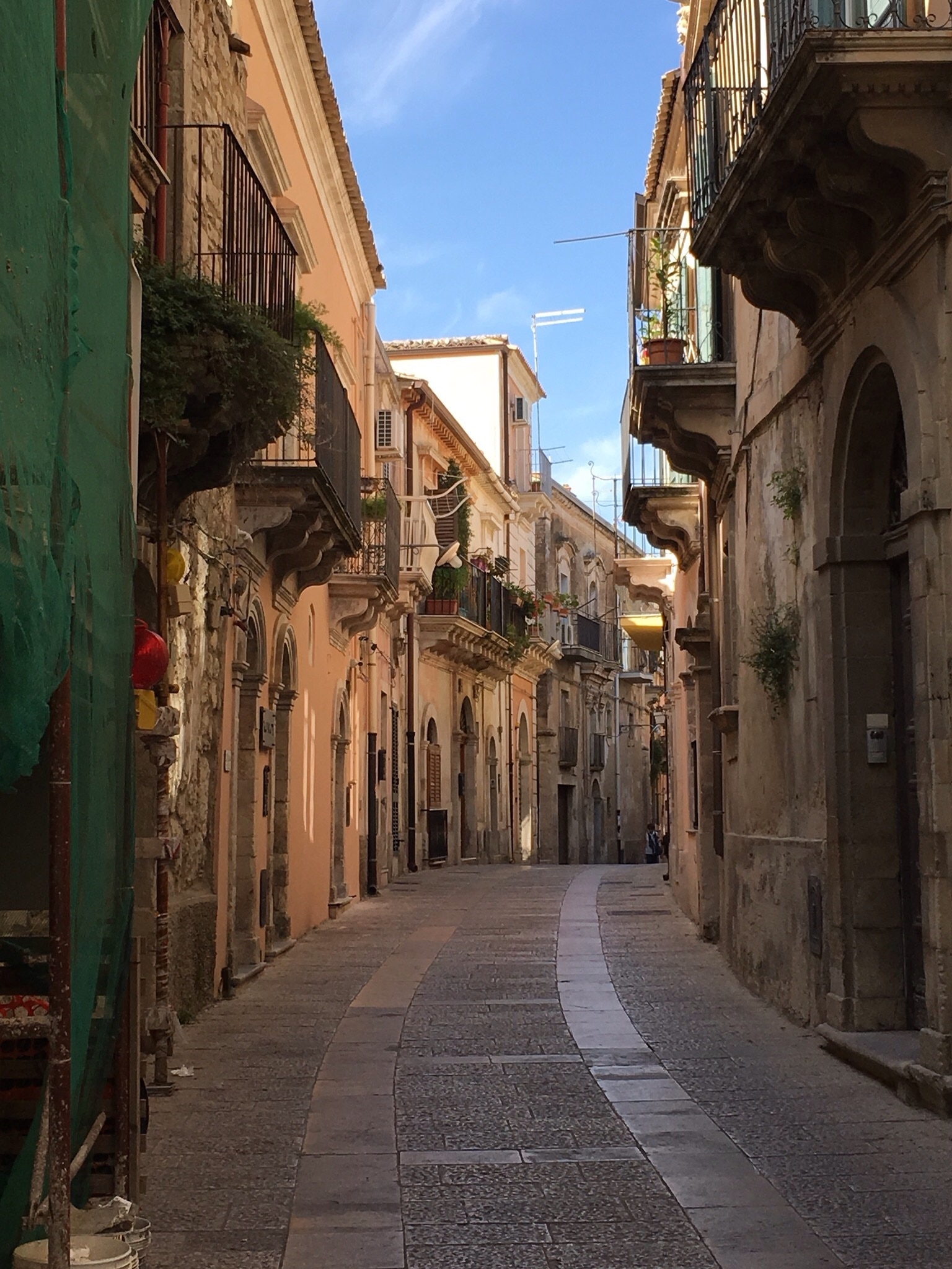 Looking at some of the pictures on how quaint, I thought this also fitted. One of many beautiful little narrow streets in Sicily, this one is in Ragusa, beautiful baroque buildings