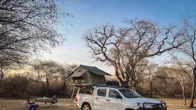 Staying in a tent on top of your truck is the way to do it in this rhino sanctuary.  The sounds and noises you hear through the night are something else as the rest of the wildlife world just gets on with daily business.  Once you awake, cook breakfast and pack up the tent, you can simply just drive off on the search for some seriously endangered species.  And when you find them you won’t be disappointed. #GreatOutdoors